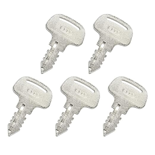 5Pcs Ignition Key 18510-63720 for Kubota Tractor M4900 M5700 M6800 M8200 M9000