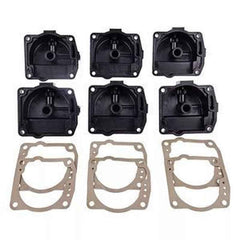 6 Carb Float Bowls 433000 766418 for Johnson Evinrude Outboard