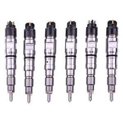 6-Piece Fuel Injector Set 0445120443/0445120451/7006351C for Engine