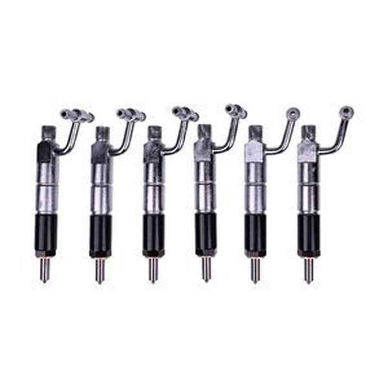 6 PCS Fuel Injectors 32A6107040 093500-6310 for Mitsubishi S6S Engine