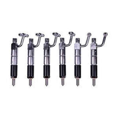 6 PCS Fuel Injectors 32A6107040 093500-6310 for Mitsubishi S6S Engine