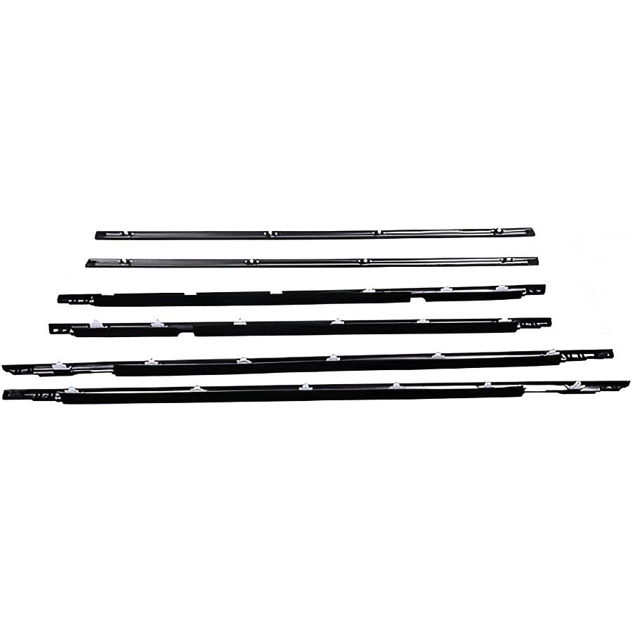 6 Pcs Door Belt Molding 75660-60020 75670-60020 for Toyota Land Cruiser Lexus LX450 1990-1999