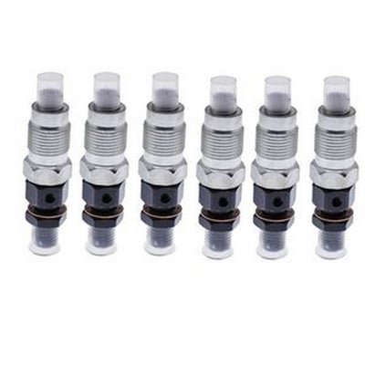 6 Pcs Fuel Injector 093500-5760 23600-19045 for Toyota Engine 1HZ 2C  Land Cruiser Land Cruiser 70 80 Series