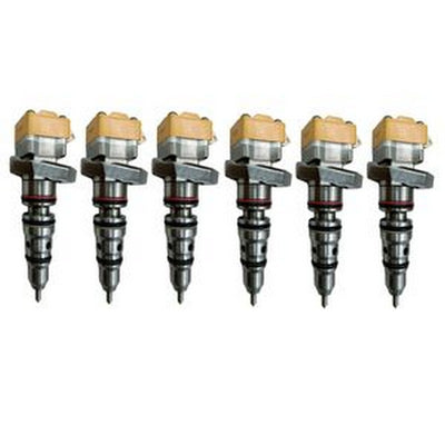 6 Pcs Fuel Injector 10R-0782 for Caterpillar CAT Engine 3126B 3126E - Buymachineryparts