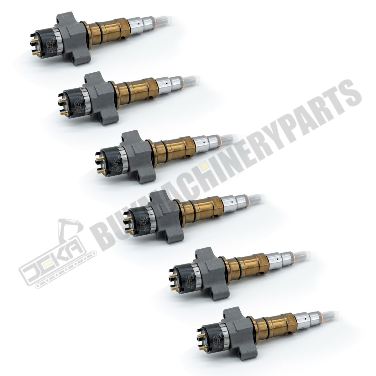 6 Pcs Fuel Injector 2872127 4984332 4954927 for Cummins Engine 6C8.3 QSL8.3 ISC8.9 ISL8.9