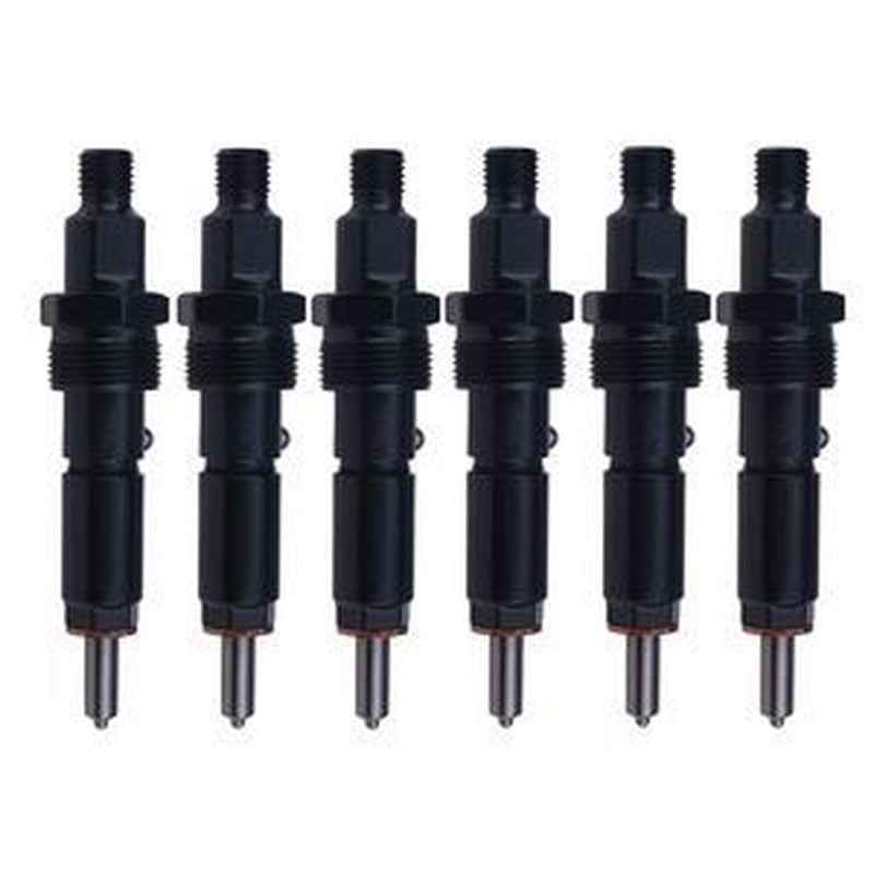 6-Piece Fuel Injector Set 3916740 3802335 3802195 for Cummins 6BT5.9L Engine