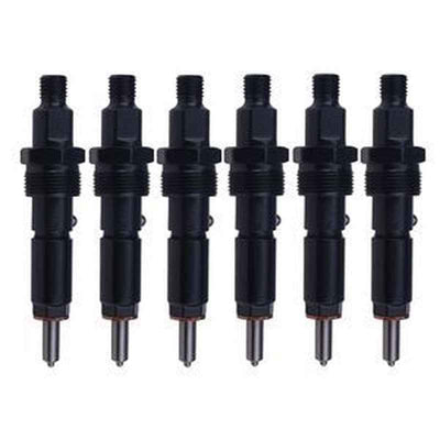 6-Piece Fuel Injector Set 3916740 3802335 3802195 for Cummins 6BT5.9L Engine