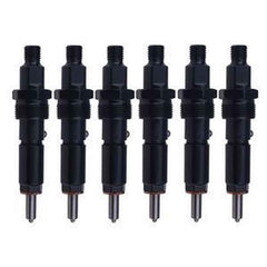 6-Piece Fuel Injector Set 3916740 3802335 3802195 for Cummins 6BT5.9L Engine