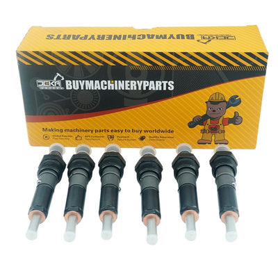 6 pcs Fuel Injector 3919350 for Cummins 5.9L 6BT Diesel Engine 89-93 Dodge