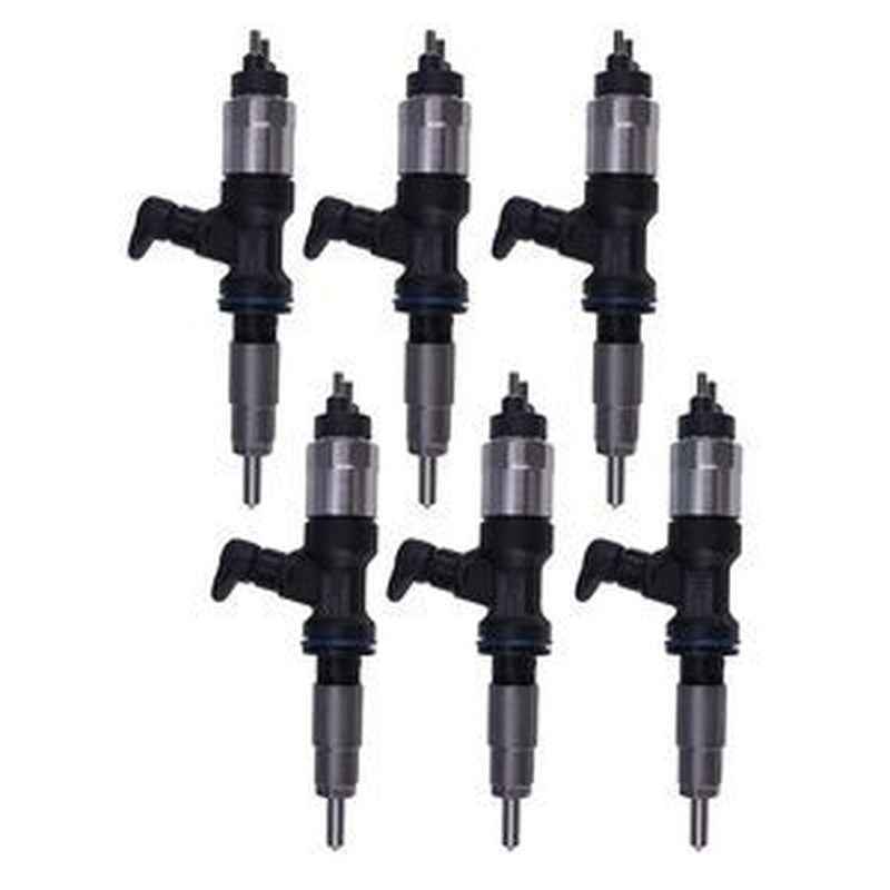 Heavy-Duty Fuel Injectors (6-Piece) 20R-2478 370-7282 T409982 for Caterpillar CAT Engines