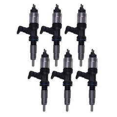 Heavy-Duty Fuel Injectors (6-Piece) 20R-2478 370-7282 T409982 for Caterpillar CAT Engines