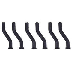 6-Piece 3 Inch Vacuum Hose Kit for Cub Cadet LTX1046VT/1050VT Tank LZ48 (BS-596163, BS-593998, BS-797408)