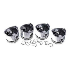 4-Piece Piston Kit 1J701-21112 for Kubota V2607 Engine