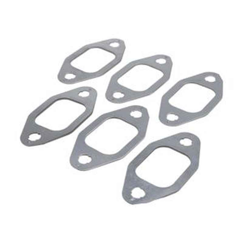 6-Piece Exhaust Manifold Gasket Set J905443 J927154 for Case 580M & 1845C
