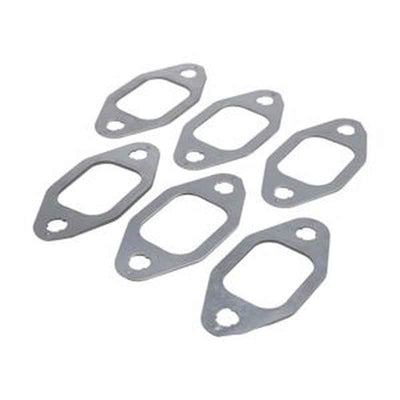 6-Piece Exhaust Manifold Gasket Set J905443 J927154 for Case 580M & 1845C