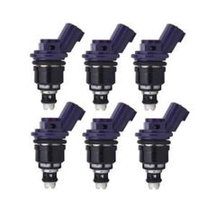 6-Piece Fuel Injector Set 16600-21U01/16600-67U01 for Nissan 300ZX