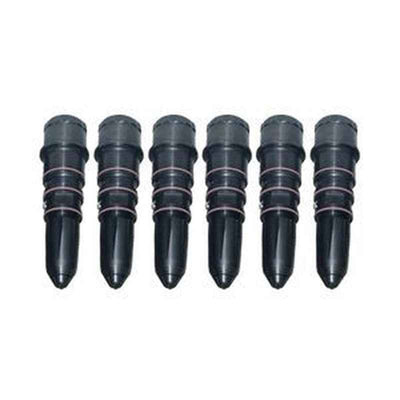 6-Piece Fuel Injector Set 3018321 3054226 for Cummins N855 NH855 NT855 Engines