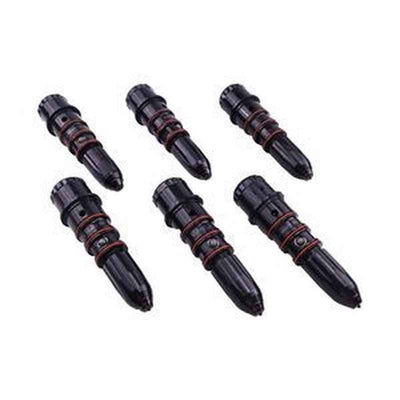 6-Piece Fuel Injector Set 3018346 3054071 for Cummins N855 NT855 Engine