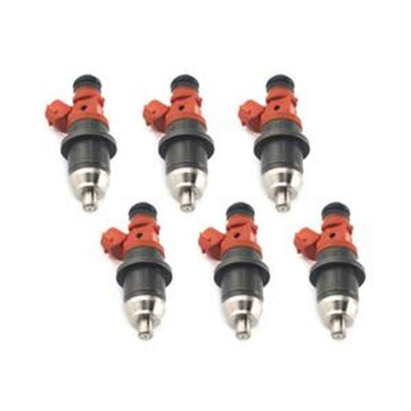6-Piece Fuel Injector 68F-13761-00-00 for Yamaha 150HP-200HP Outboard