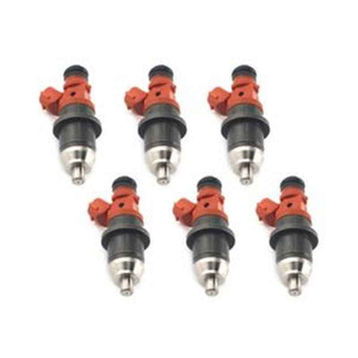 6-Piece Fuel Injector 68F-13761-00-00 for Yamaha 150HP-200HP Outboard