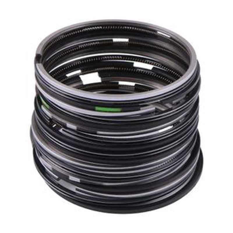 6 Sets Piston Ring Kit 12345-67890 for Cummins ISC/ISL9/QSB3.3/QSL9 Engine Hyundai Excavator