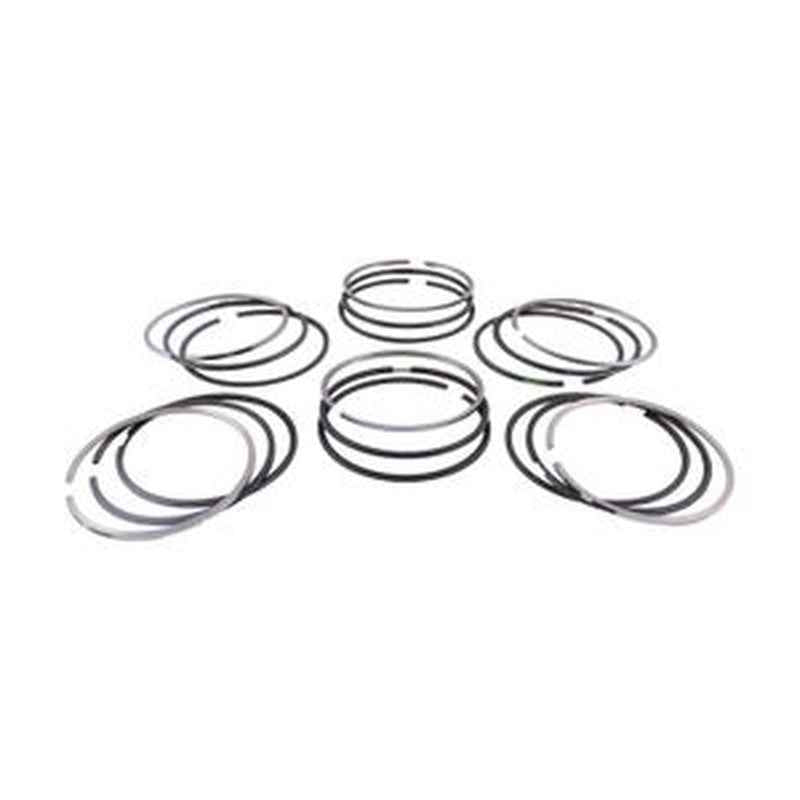 6 Sets Piston Ring Kit 12345-67890 for Cummins ISC/ISL9/QSB3.3/QSL9 Engine Hyundai Excavator