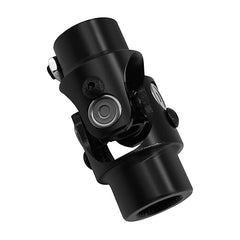 Junta universal de eje de dirección simple negra de 13/16"-36 estrías x 3/4", longitud total: 83 mm (3-1/4")
