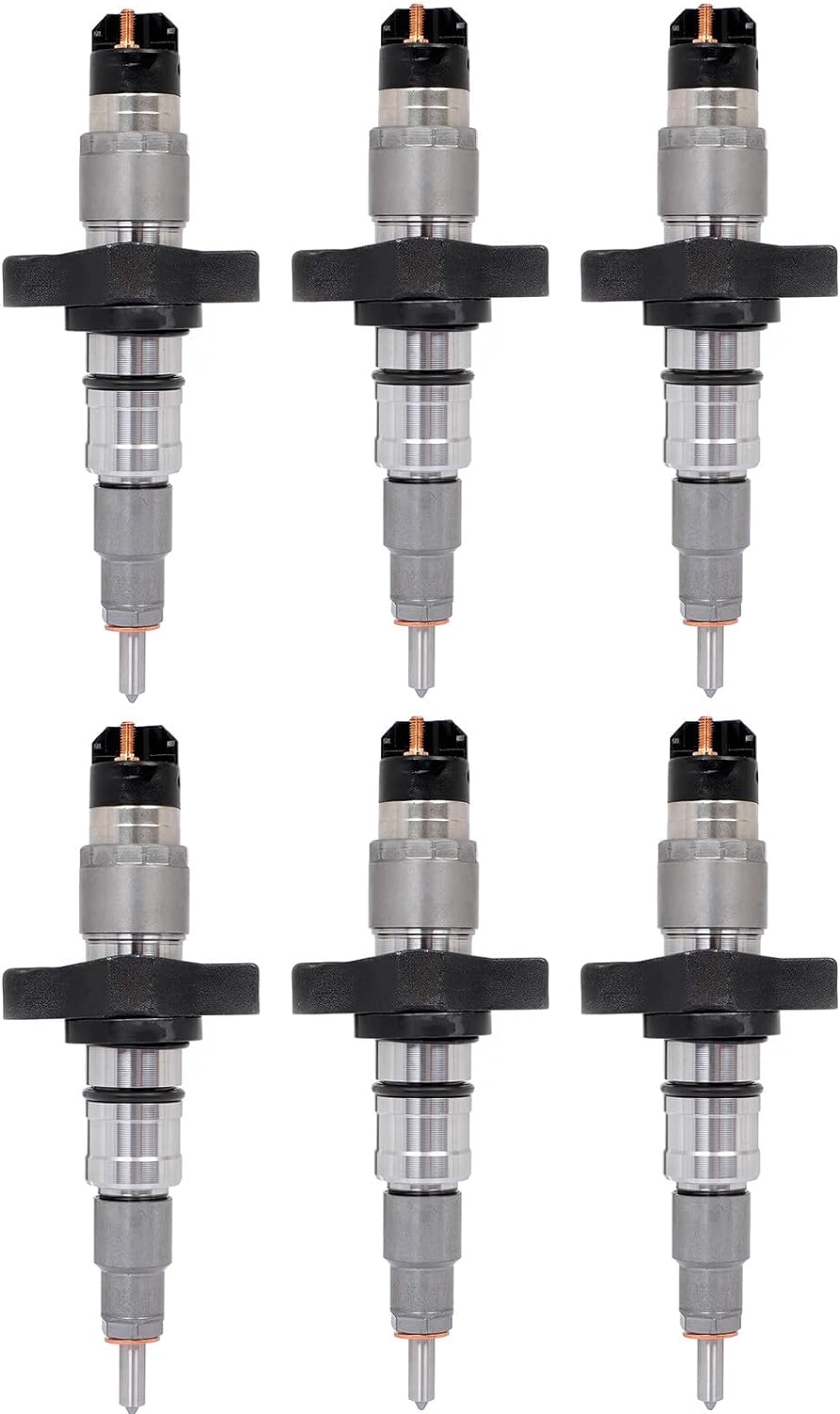 6PCS Injectors Set 445120255 for Cummins Dodge Ram 2500 3500 03-04.5 2003-2004.5 5.9 305HP