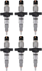 6PCS Injectors Set 445120255 for Cummins Dodge Ram 2500 3500 03-04.5 2003-2004.5 5.9 305HP