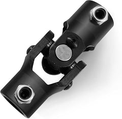 3/4" -20 Spline x 3/4" DD Black Steering Universal Joint Single U Joint Shaft,Total Length: 96mm (3-3/4")