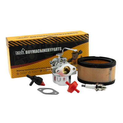 640260 Carburetor for Tecumseh 640260 640260A 640260B 640269 632689 HM80 HM85 HM90 HM100 LH318XA LH358XA 8hp -10hp Tecumseh Engine Coleman Craftsman Generator Carb with Air Filter Spark Plug kit