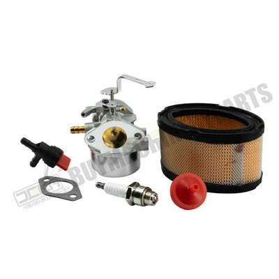 640260 Carburetor for Tecumseh 640260 640260A 640260B 640269 632689 HM80 HM85 HM90 HM100 LH318XA LH358XA 8hp -10hp Tecumseh Engine Coleman Craftsman Generator Carb with Air Filter Spark Plug kit
