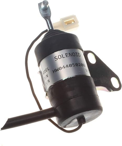 12V Fuel Stop Solenoid 6670776 for Kubota D722 D902 Bobcat 316 319 320 321 E08 E10 E14 E16 MT50 MT52 MT55 MT85 453 463