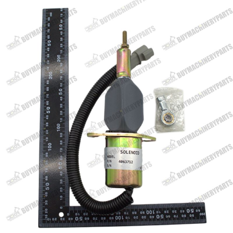 6743-81-9141 4063712 Stop Solenoid SA-5030-24 DC24V Fuel Shutdown Solenoid Cut Off Solenoid for PC300-7 PC350-7 PC360-7 6CT8.3L 6D114 Engine Excavator Engine Aftermarket Parts - Buymachineryparts