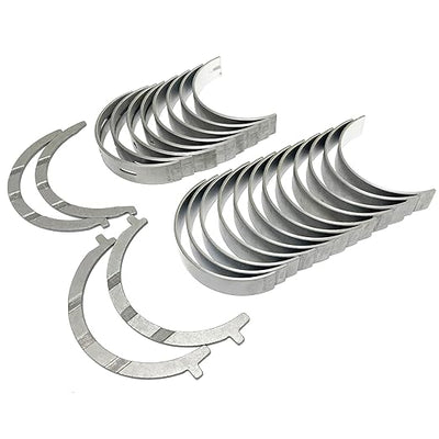 Kit de cojinetes de biela y cigüeñal 68229163AA compatible con Ram 1500 Classic 3.0L V6 Diesel 2014-18 y Jeep Grand Cherokee WK2 EcoDiesel 2014-18. Kit de cojinetes de cigüeñal 68229166AA y 68147095AA.