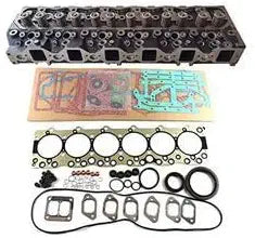 6BG1 Complete Cylinder Head with Full Gasket Kit for Isuzu Engine JCB Excavator JS160W JS175W JS190 JS200 JS200W JS210 JS210LC JS220 JS235 JS240 JS260