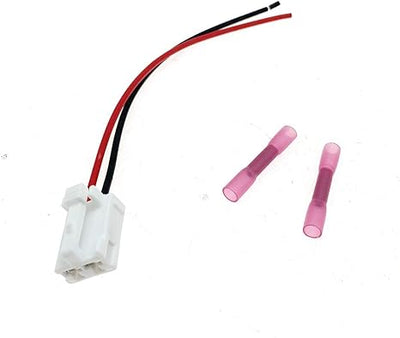 Kit de arnés de cables y conectores termorretráctiles para conector de motor de ventilador de 6 pulgadas. Compatible con Toyota Tacoma 2005-2016. Reemplaza 82998-12380 y 90980-10916.