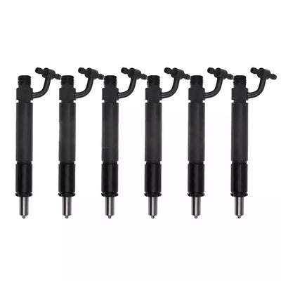 6 PCS Fuel Injector With Nozzle 1815402C91 781695 for Navistar Engine DT466 DTA466