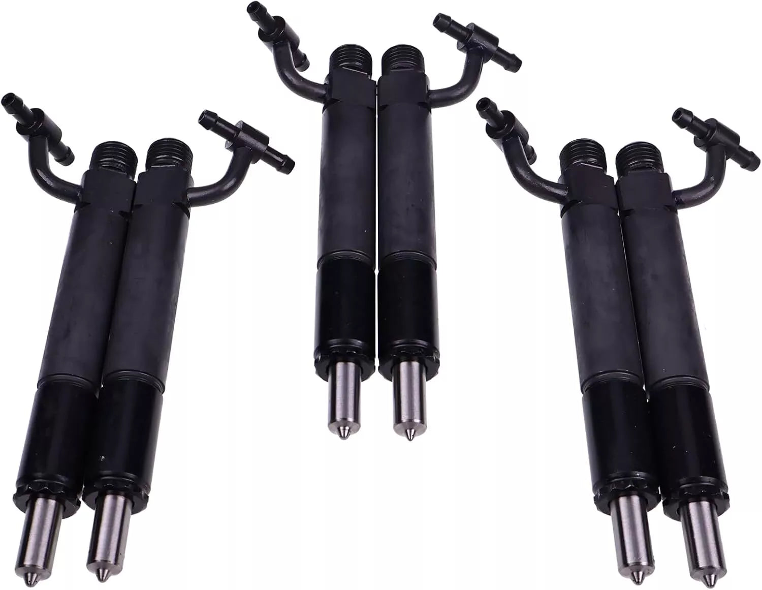 6 PCS Fuel Injector With Nozzle 1817394C91 781800 for Navistar Engine DT466 DTA466