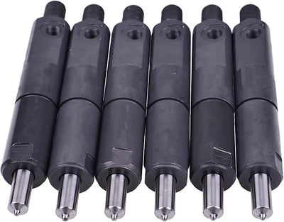 6Pcs Fuel Injector 2645A026 17/109300 for Perkins Engine T6.60 1006 1006-6 1006-60T JCB Loader 426B 436 426BLE 426 436BLE