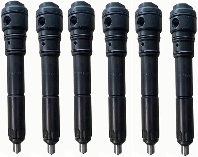 6 Pcs Fuel Injector 6211-12-3500  for Komatsu Engine SA6D140E-2A-7