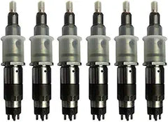 6Pcs Fuel Injector 6754-11-3011 for Komatsu Engine 4D107 6D107 Excavator PC200-8 PC200LC-8 PC220-8 PC240LC-8 PC270-8