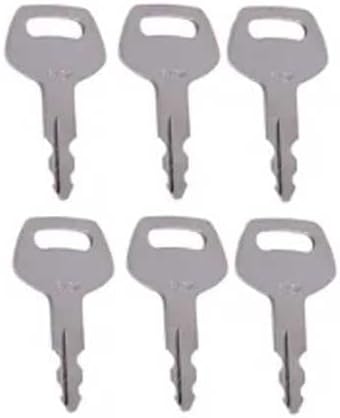 6 Pcs Heavy Equipment Ignition Key S450 for CASE Linkbelt JCB Sumitomo New Holland Excavator