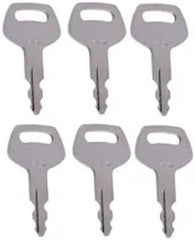 6 Pcs Heavy Equipment Ignition Key S450 for CASE Linkbelt JCB Sumitomo New Holland Excavator