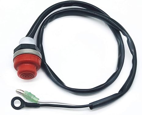 Stop Switch 6A0-82550-01 for Yamaha Outboard 3HP 4HP 5HP 6HP 8HP 9.9HP 15HP 20HP