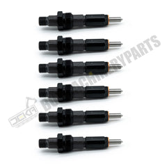 6Pcs Fuel Injectors 3802677 3802365 For 91-93 Dodge Cummins 5.9L 12V Pump W/Int