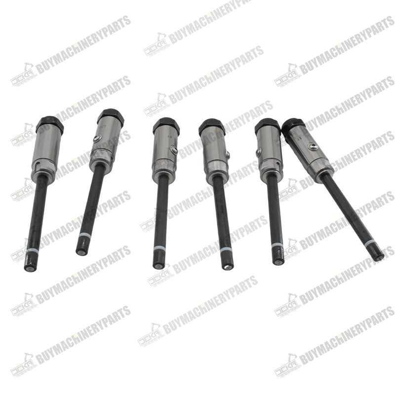 6X Fuel Injector Pencil Nozzles 4W7017 0R3421 8N7007 0R1744 for Caterpillar Cat Engine 3306 3406 3406B 3406C 3412 3408 3408B 3408C SR4 Diesel Engine Excavator 245 - Buymachineryparts