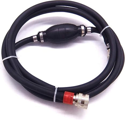 Conjunto de mangueira de combustível 345702000M com bolbo de escorva 3B7-70200-3 3B7-70200-4 3B7702003 3B7702004 383-70200-0 383702000M 345-70200-0 para motores fora de borda Tohatsu e Nissan M NS MD 5-90HP 7,93 pés