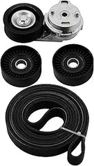 Kit de polea tensora de correa de transmisión 38382 compatible con Dodge Ram 1500/2500/3500 5.7L V8 HEMI (2003-2008) - Reemplaza a 53032130AA, 53032130AC, 38058, 7PK2570