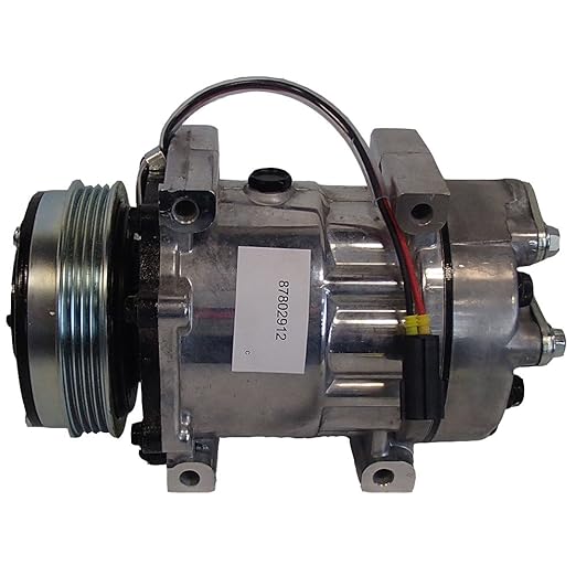 7H15SHD A/C Compressor 87802912 for New Holland Tractor T6050 TS125A T6060 T6070 T6080 T6010 T6020 T6030 TS135A T6040 TS100A